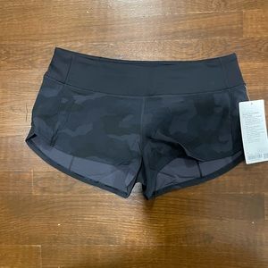 Lululemon Speed up shorts - heritage 360 camo- size 8